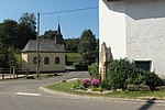 Antoniuskirche im Hintergrund