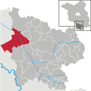 Poziția orașului Herzberg pe harta districtului Elbe-Elster