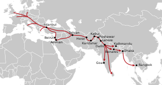 <span class="mw-page-title-main">Hippie trail</span> Overland journey from Europe to Asia