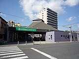 2022年までの移転前の駅舎（2011年1月）