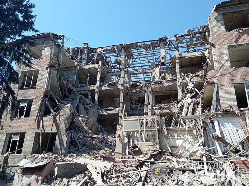 File:Housing and Communal College in Kharkiv after Russian rocket strike (10).jpg