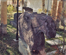 A sheep gravestone in Iğdır