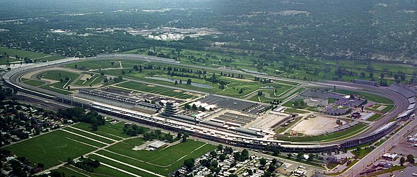 The Indianapolis Motor Speedway, where the race was held