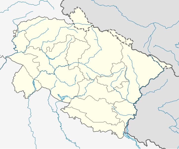 പ്രമാണം:India Uttarakhand location map.svg