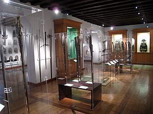 The 'Small Armoury', part of the Chamber of Art and Wonders, Ambras Castle Innsbruck 2 285.jpg