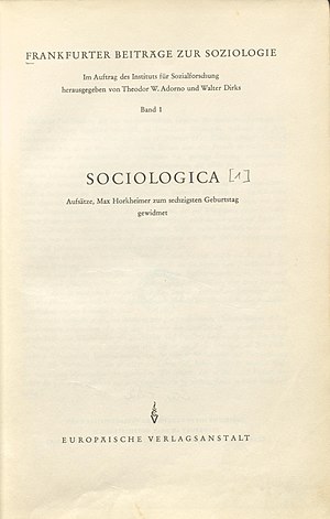 Institut Für Sozialforschung: Historisch-ideologischer Kontext der Institutsgründung, Geschichte, Geschäftsführende Direktoren