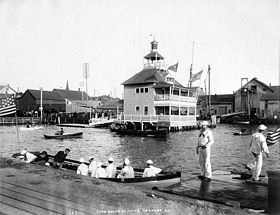 La casa club de Newport en 1890