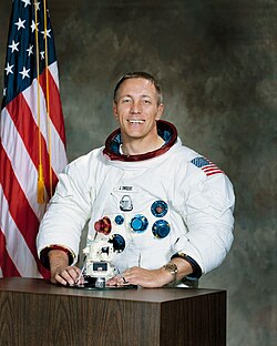 Portret van Jack Swigert in 1971.