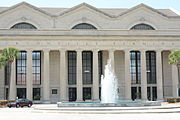 The Jacksonville Terminal Complex, in Jacksonville, Florida, U.S. This is an image of a place or building that is listed on the National Register of Historic Places in the United States of America. Its reference number is 76000590.