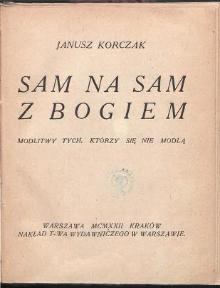 Janusz Korczak - Sam na sam z Bogiem.djvu