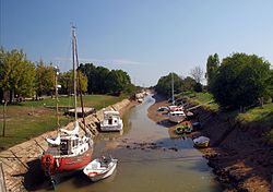 Skyline of Jau-Dignac-et-Loirac