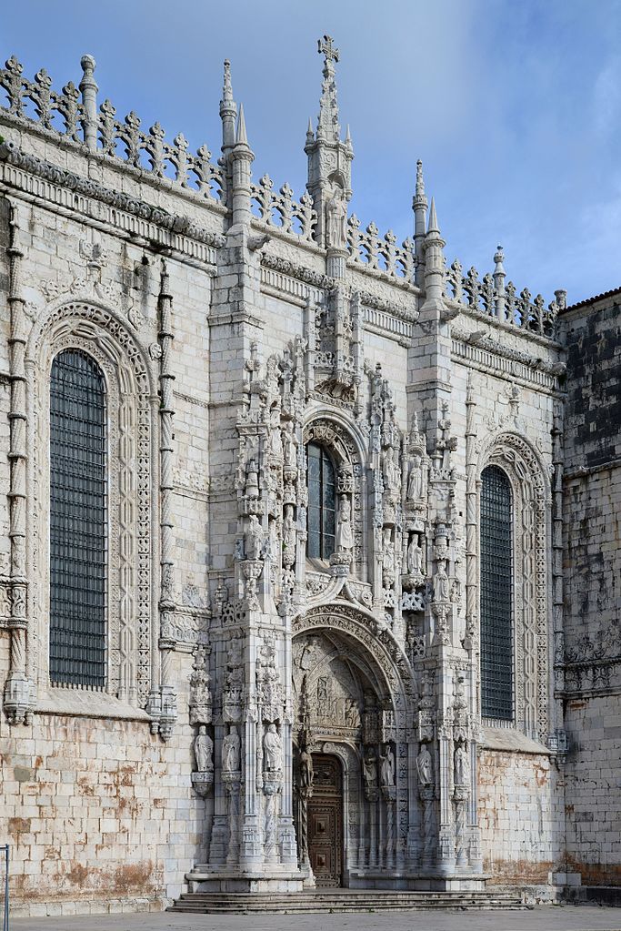 Monument : Porte sud du Monastère des Jerónimos à Lisbonne - Photo de Alvesgaspar