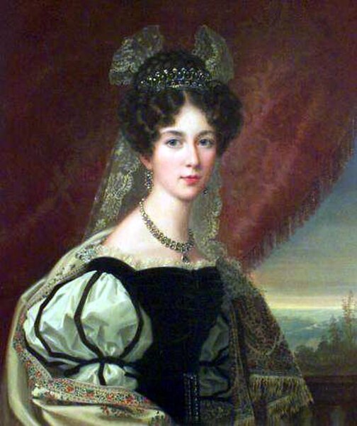 Josephine of Leuchtenberg as crown princess, by Fredric Westin.