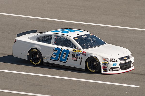 Josh Wise in the No. 30 at Daytona International Speedway in 2016.