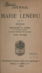     Marie Lenéru, Journal de Marie Lenéru, 1922