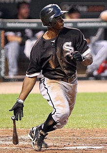 Juan Pierre won multiple stolen base titles and finished his career with 614 stolen bases. Juan Pierre on August 8, 2011.jpg