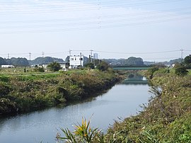 桑納川（睦橋付近）