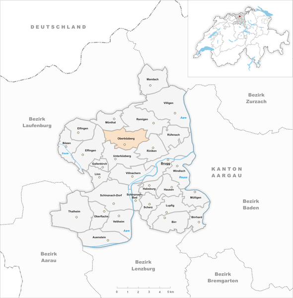 Datei:Karte Gemeinde Oberbözberg 2010.png