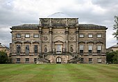 Kedleston Hall (Kedleston, Derbyshire, England) based on the Arch of Constantine in Rome, the 1760s, by Robert Adam