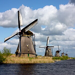 Cối xay gió tại Kinderdijk