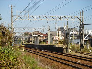 Tomoe Station railway station in Ogaki, Gifu prefecture, Japan