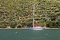 Knysna (ZA), Knysna River, Segelboot -- 2024 -- 2420