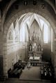 Interrior of main church in Tábor after reconstruction in 1897.