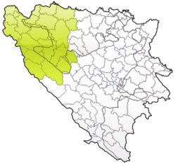 Craina bosniaca - Localizzazione