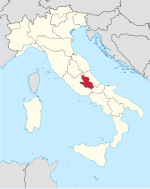 Location within Italy