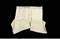 Löskrage för kvinna, rak krage av fin vit bomullslärft kantad med 1,2 cm bred maskingjord spets - Nordiska museet - NM.0013704B.jpg