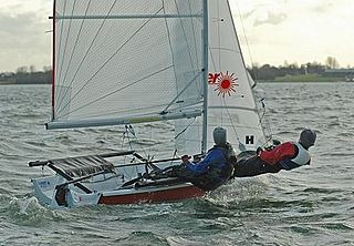 Laser 4000 Racing dinghy designed by Phil Morrison
