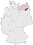 Drapeau de Arrondissement de Mecklembourg-Strelitz