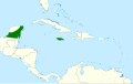 Leptotila jamaicensis map.svg