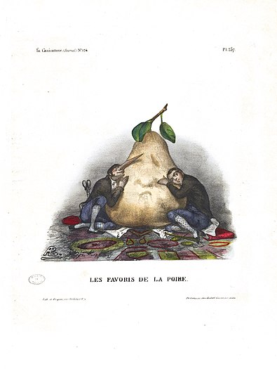 Les Favoris de la poire, Bouquet, 1833.