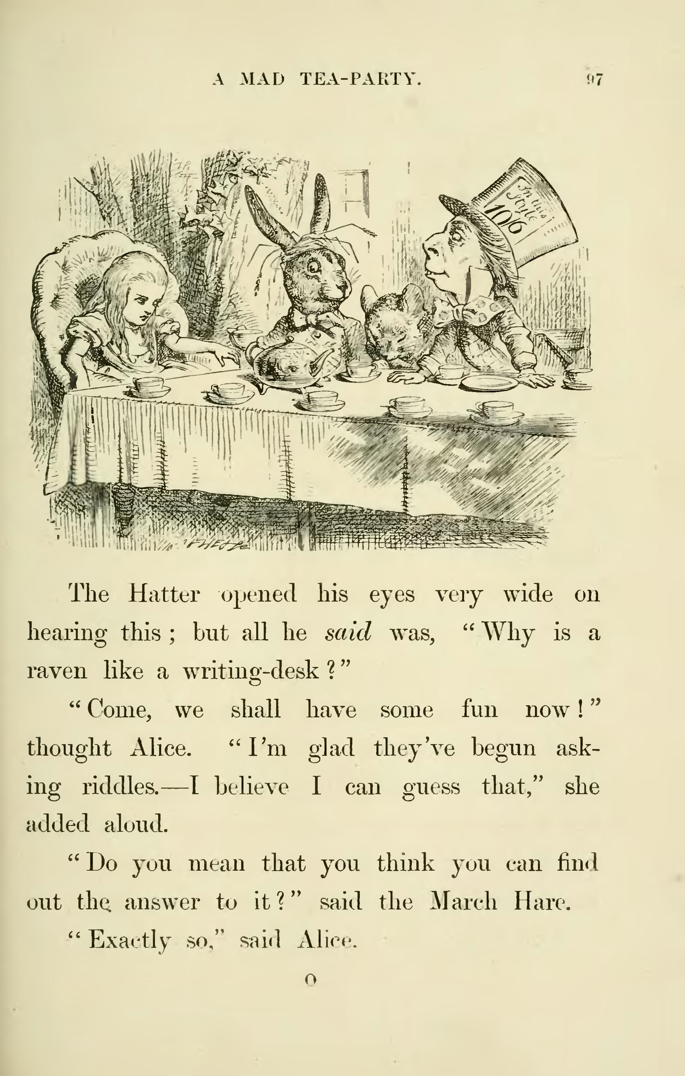 Alice Wonderland Book Text