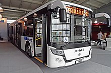 Опытный автобус ЛиАЗ-5292.30 на выставке «Мир автобусов 2013»