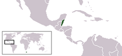 Położenie Hondurasu Brytyjskiego
