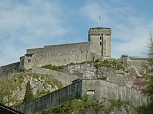 Le château vu de l'ouest.