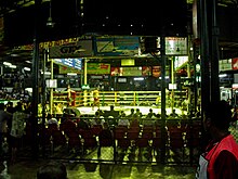 Muay Thai ring at the old stadium in 2005