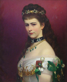 Portrét cisárovnej Alžbety, Georg Raab, Galéria umenia, Ľvov