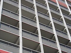 Façades du quartier de la Part-Dieu à Lyon, Harmonies.