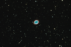 The planetary nebula in Lyra, 0.4m F10