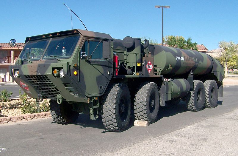 File:M978 tank truck in Beatty, Nevada.jpg
