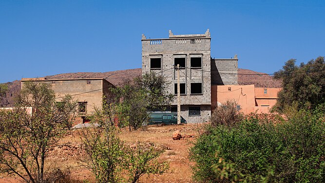 unfinished house in morocco