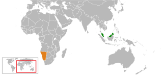 <span class="mw-page-title-main">Malaysia–Namibia relations</span> Bilateral relations