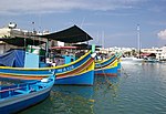 „Luzzus“ genannte Fischerboote