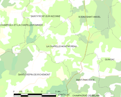 La Chapelle-Montmoreau所在地圖 ê uī-tì