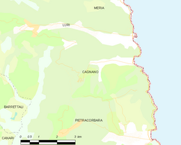 Cagnano – Mappa