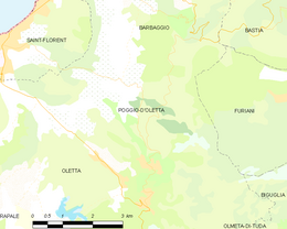 Poggio d'Oletta – Mappa