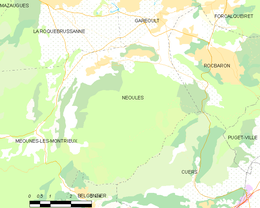 Néoules - Localizazion